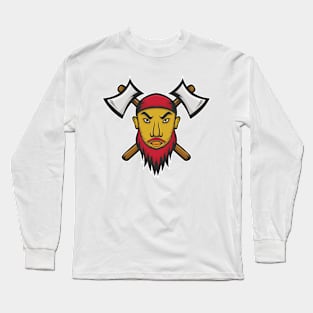 Vintage pirate vector illustration Long Sleeve T-Shirt